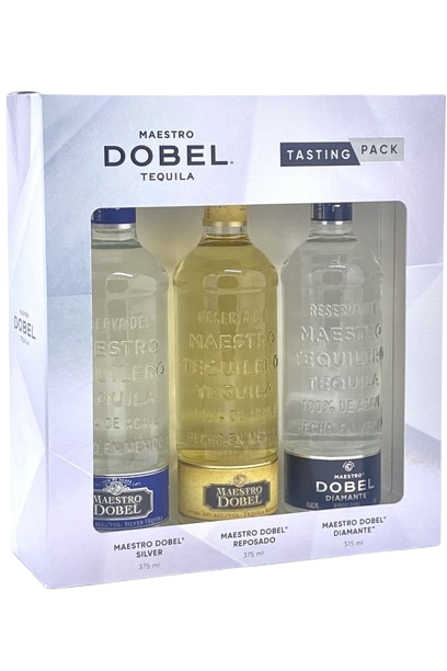MAESTRO DOBEL TEQUILA TASTING PACK SILVER REPOSADO DIAMANTE 3X375ML Spirits