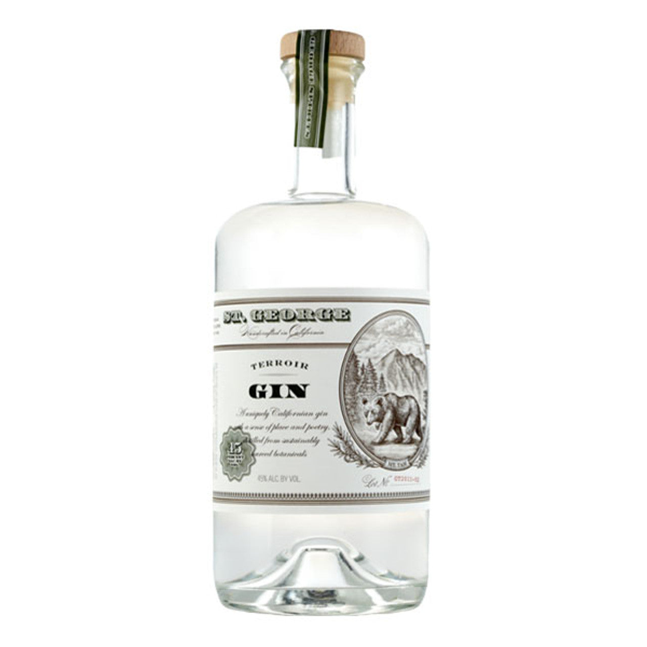 ST GEORGE TERROIR GIN CALIFORNIA 200ML LIQ