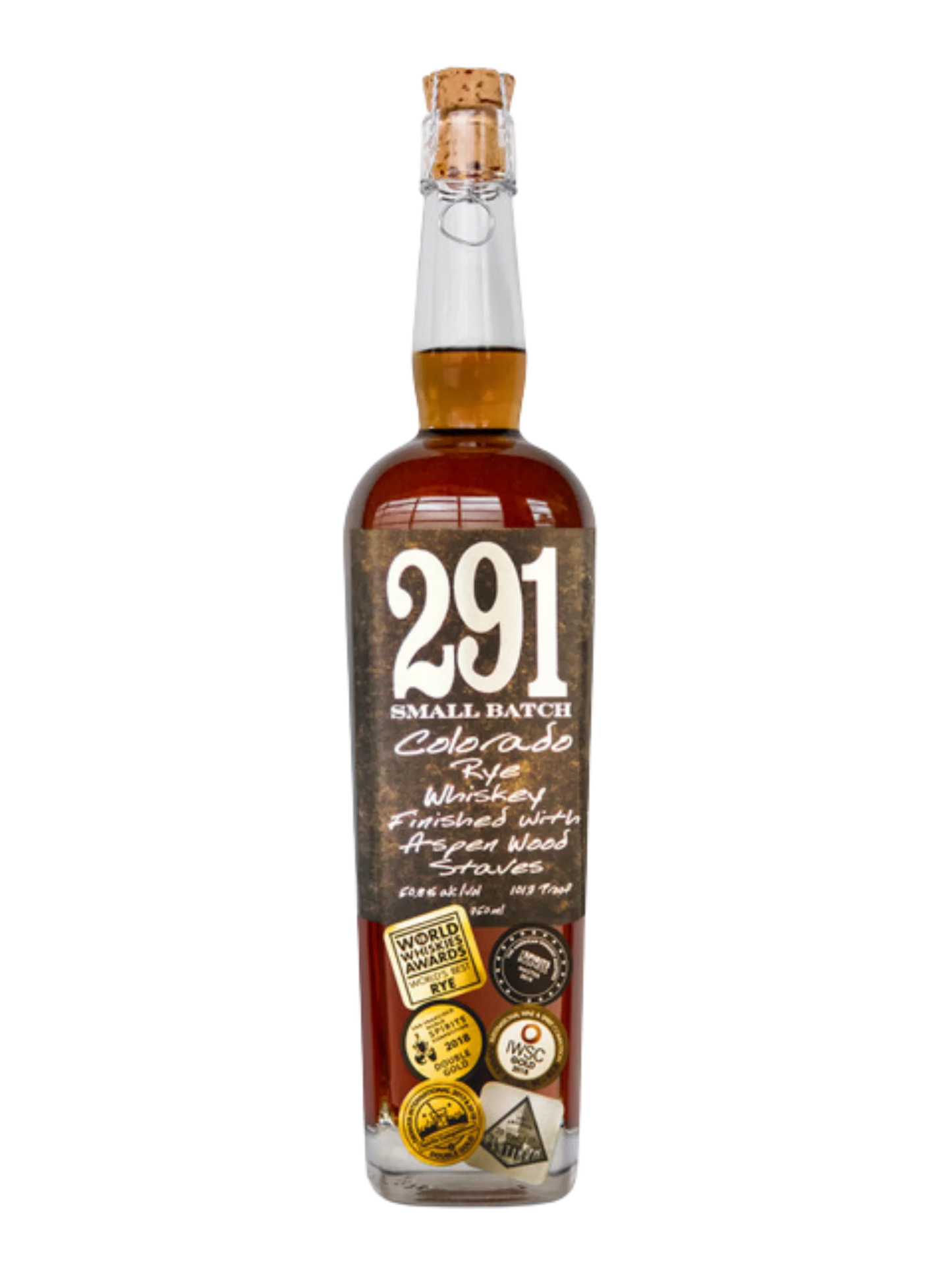 291 COLORADO WHISKEY RYE SINGLE BARREL COLORADO 750ML