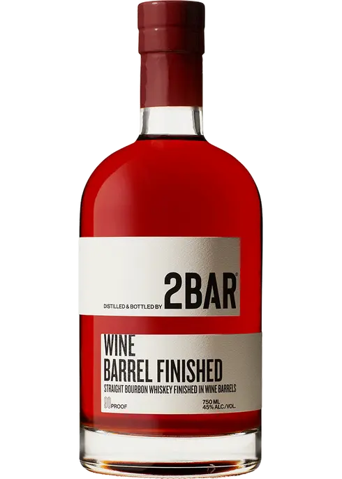 2BAR BOURBON STRAIGHT WINE BARREL FINISHED WASHINGTON 750ML LIQ