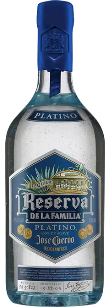 JOSE CUERVO DE LA FAMILIA TEQUILA PLATINO RESERVA 750ML Spirits