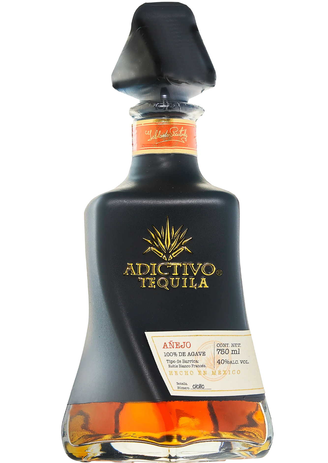 ADICTIVO TEQUILA ANEJO BLACK BOTTLE 750ML Spirits