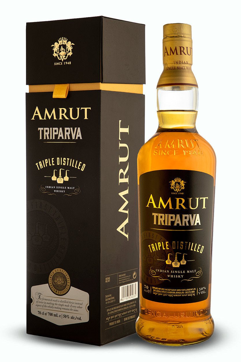AMRUT TRIPARVA WHISKEY SINGLE MALT INDIA 750ML LIQ