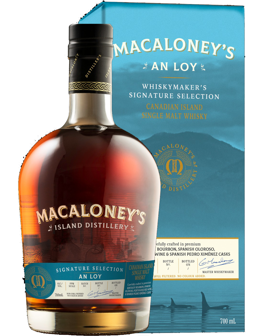 MACALONEYS AN LOY WHISKEY SINGLE MALT CANADA 750ML LIQ