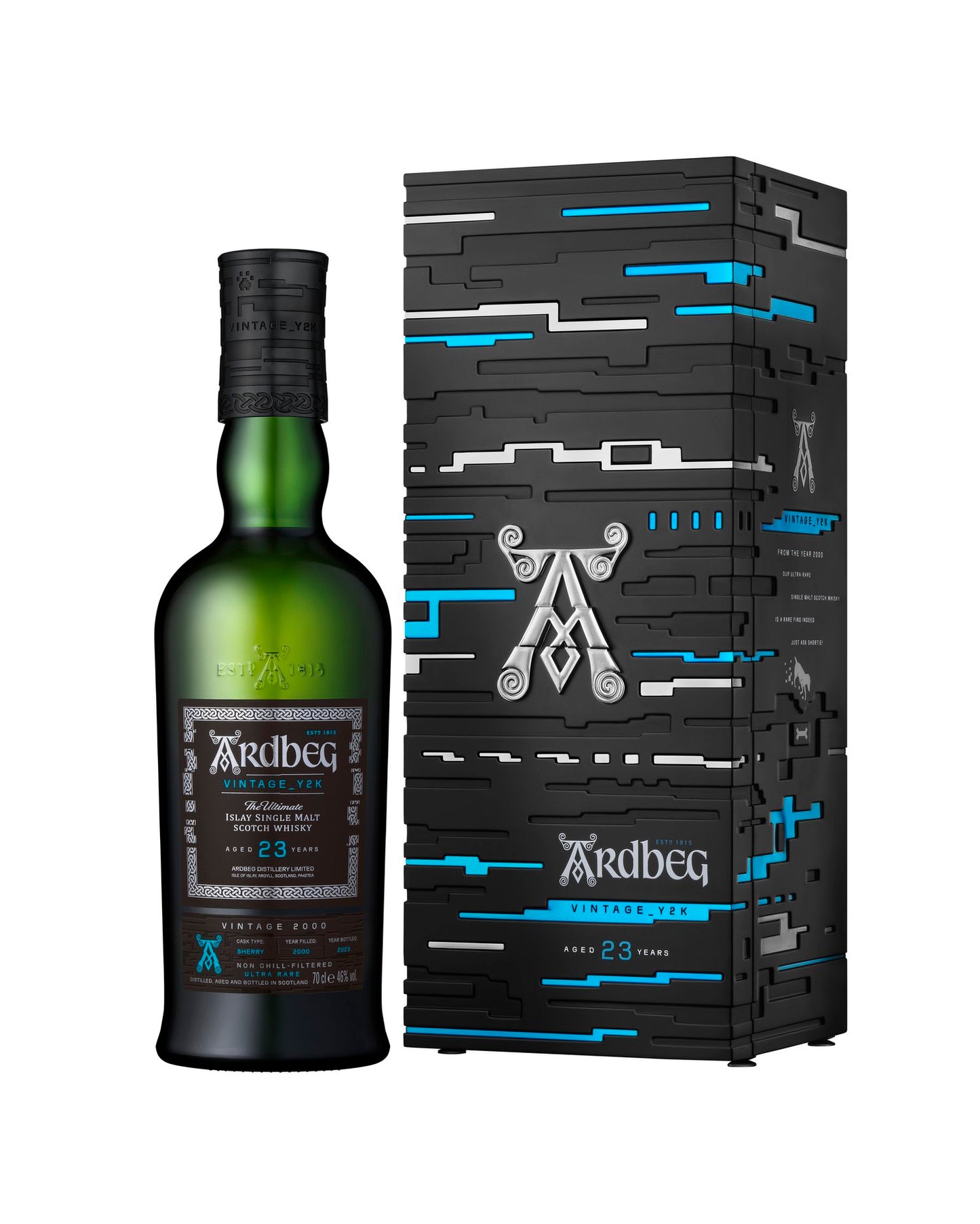 ARDBEG SCOTCH SINGLE MALT LIMITED VINTAGE Y2K EDITION ISLAY 23YR 700ML LIQ