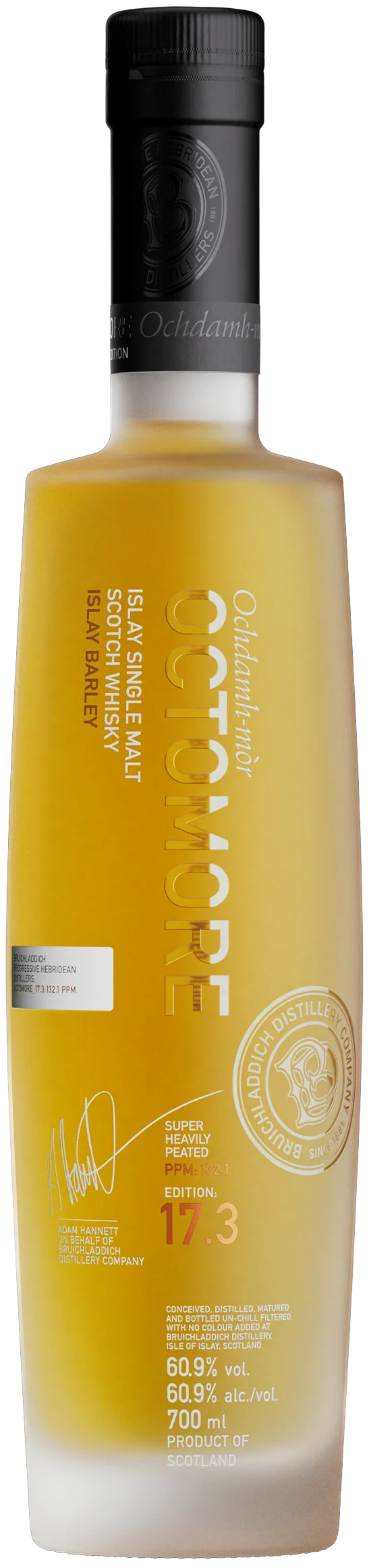 BRUICHLADDICH OCTOMORE SERIES SCOTCH SINGLE MALT ISLAY 17.3 EDITION 700ML