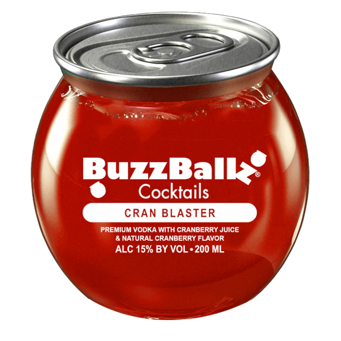 BUZZBALLZ COCKTAILS MIXED DRINKS CRAN BLASTER 200ML LIQ