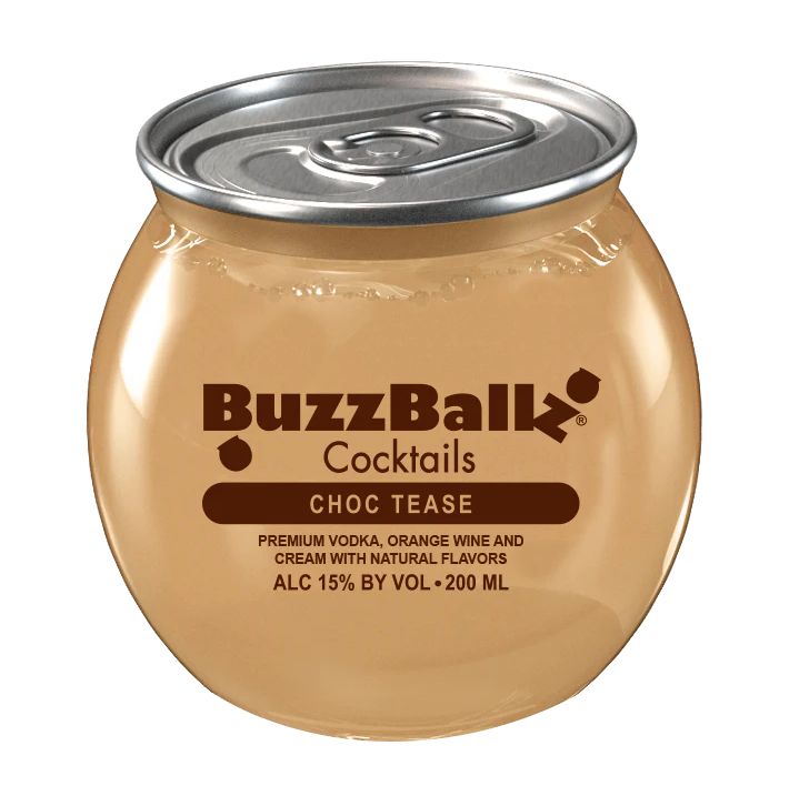 BUZZBALLZ MIXED DRINKS CHOC TEASE 200ML LIQ