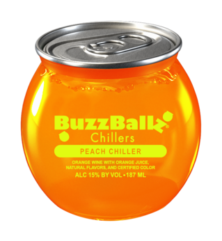 BUZZBALLZ PEACH CHILLERS 187ML LIQ
