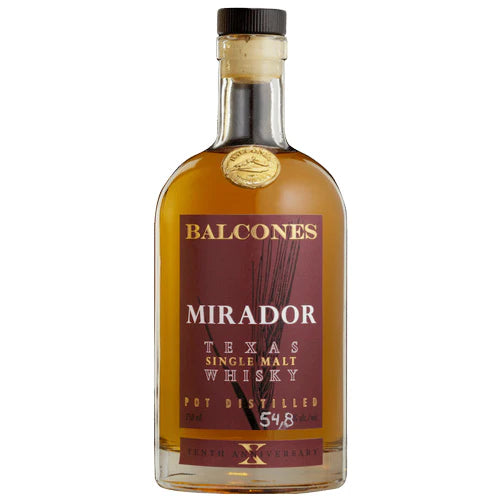 BALCONES MIRADOR WHISKY SINGLE MALT TEXAS 750ML LIQ
