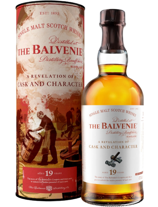 BALVENIE SCOTCH SINGLE MALT LIMITED STORIES RANGE REVELATION OF CASK AND CHARACTER 19YR 750ML - Remedy Liquor