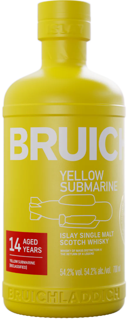 BRUICHLADDICH YELLOW SUBMARINE 14年 700ml Bruichladdich Scotch Single Malt Yellow Submarine 14YR 700ML