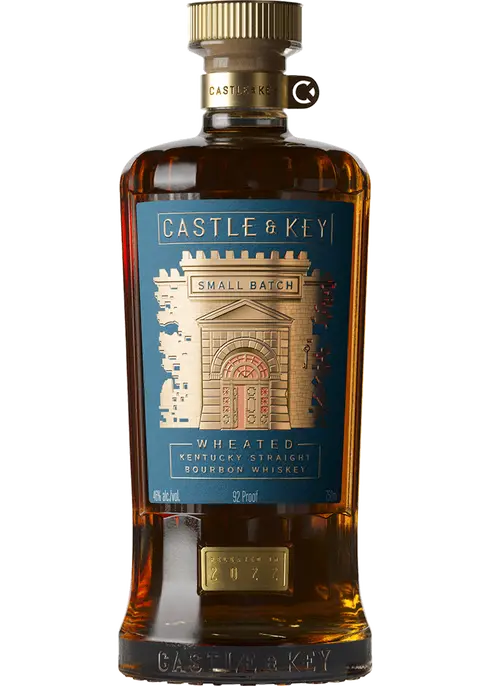 CASTLE & KEY BOURBON STRAIGHT SMALL BATCH WHEATED KENTUCKY 750ML LIQ