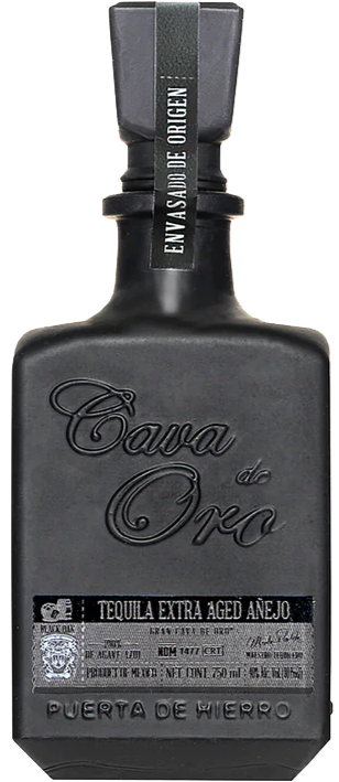 Cava De Oro Tequila Extra Aged Anejo Black Bottle 750ML - Remedy Cava De Oro Tequila Extra Aged Anejo Black Bottle 750ML - Remedy