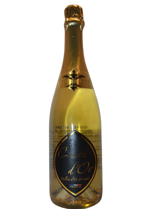 CUVEE D' OR SPARKLING WHITE WINE BRUT 24 CARATS FRANCE 750ML