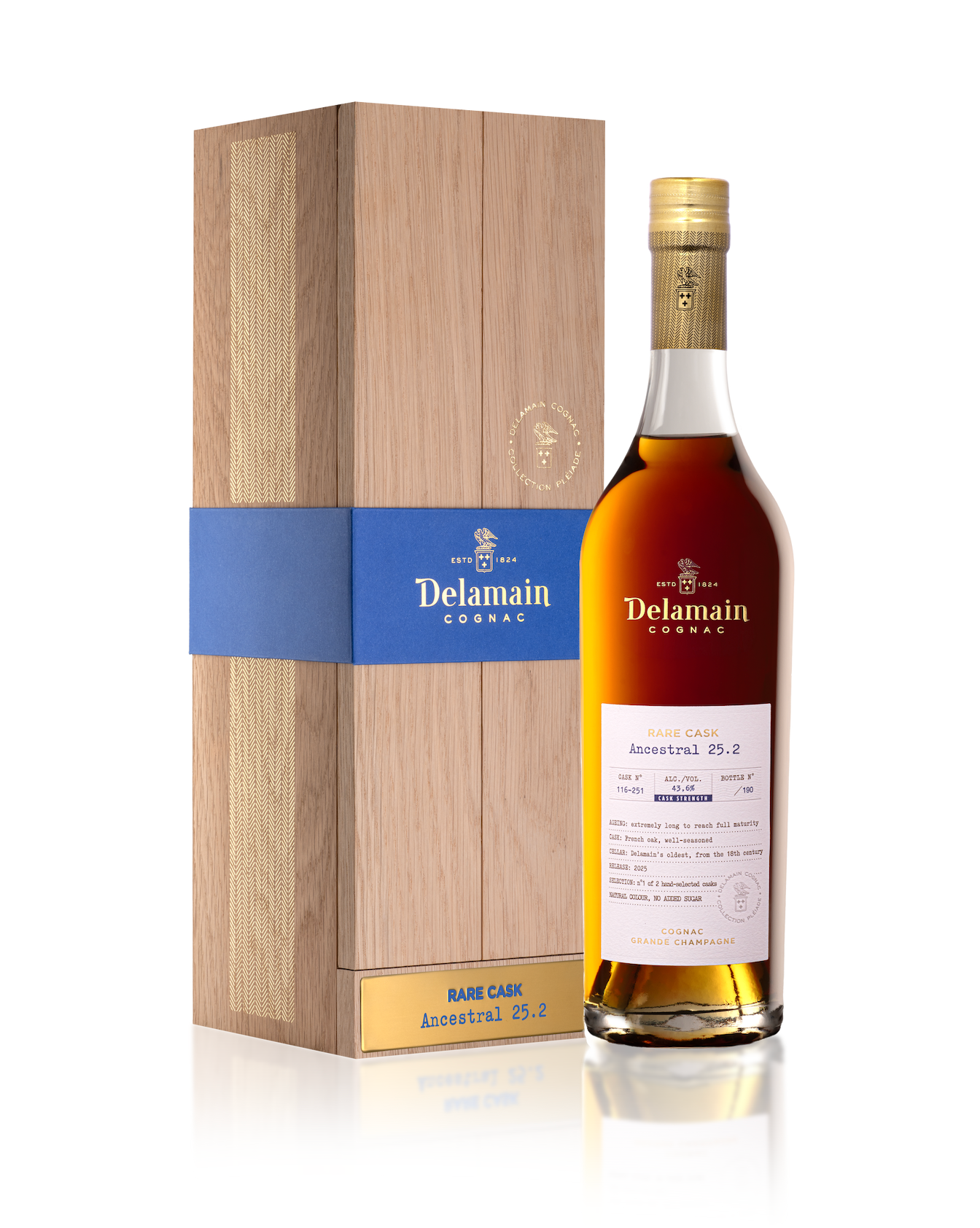 Delamain ナポレオン イーグル インペリアル 700ml ブランデー古酒 DELAMAIN COGNAC RARE CASK ANCESTRAL 25.2 GRANDE CHAMPAGNE 700ML