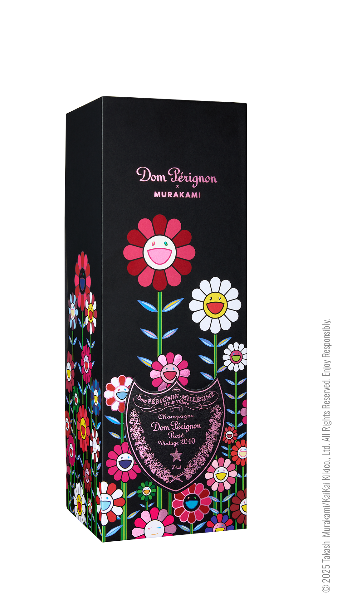 DOM PERIGNON CHAMPAGNE BRUT ROSE LIMITED TAKASHI MURAKAMI EDITION 2010 750ML WINE