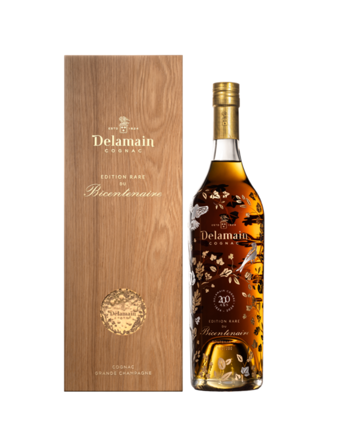 DELAMAIN COGNAC EDITION RARE DU BICENTENAIRE 200 ANS GRANDE