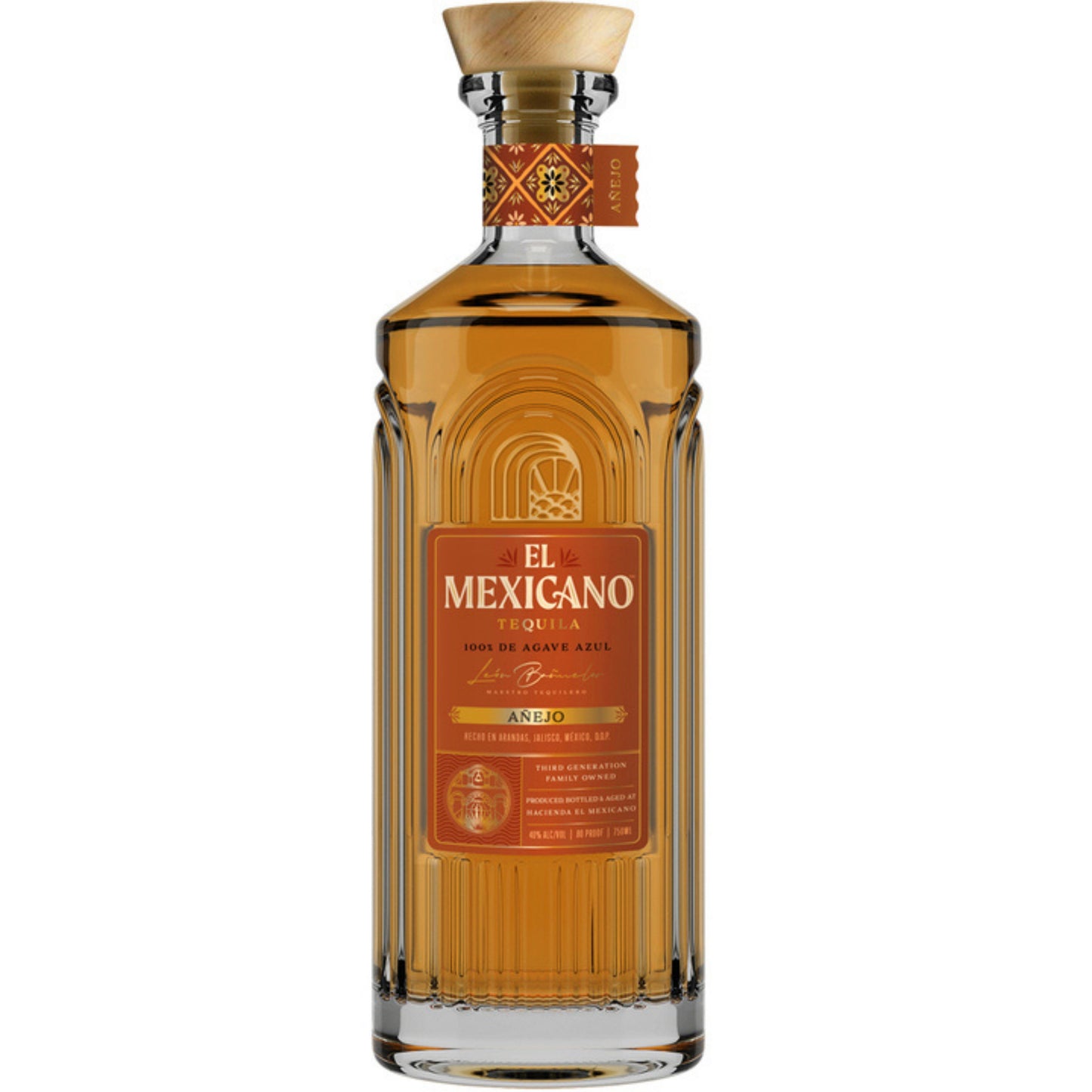 EL MEXICANO TEQUILA ANEJO 750ML LIQ