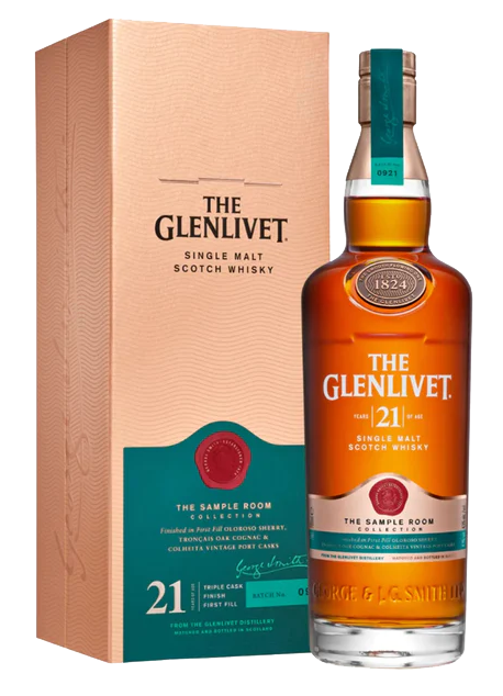 GLENLIVET SCOTCH SINGLE MALT 21YR 750ML Spirits