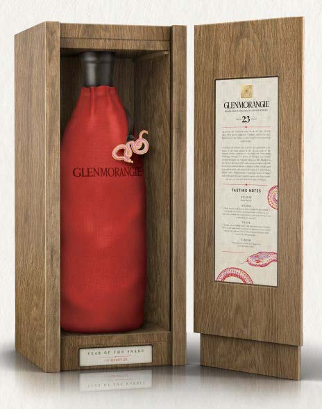 GLENMORANGIE SCOTCH SINGLE MALT YEAR OF THE SNAKE HIGHLAND 23YR 750ML LIQ