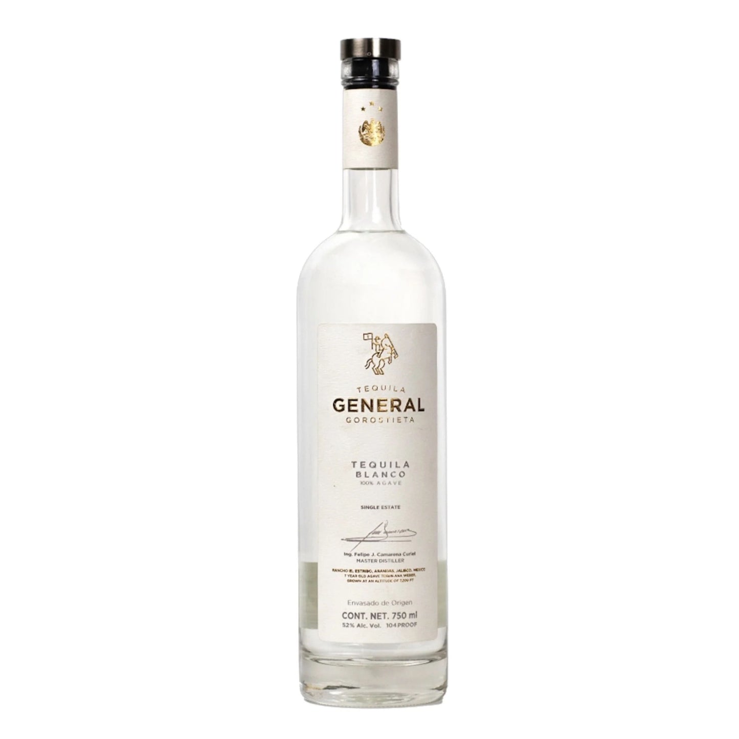 GENERAL GOROSTIETA TEQUILA BLANCO HIGH PROOF 750ML LIQ