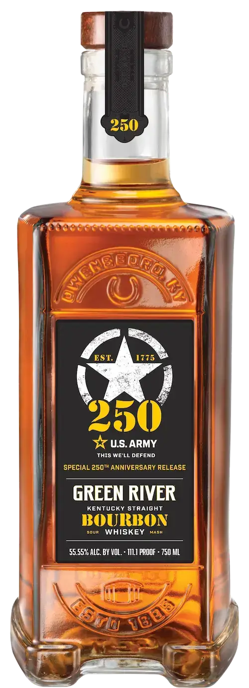 GREEN RIVER BOURBON STRAIGHT SPECIAL ARMY 250TH ANNIVERSARY RELEASE KENTUCKY 750ML LIQ