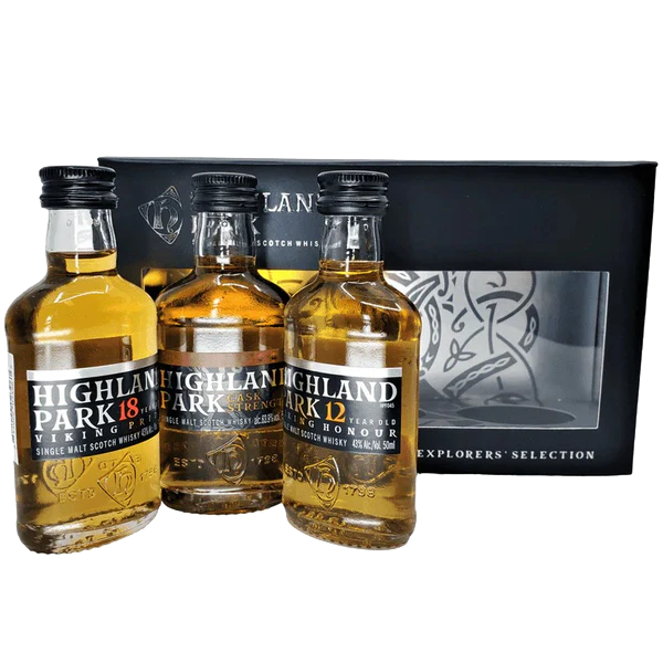 HIGHLAND PARK EXPLORERS SELECTION (12YR, 18YR, CASK ) 3X50ML LIQ
