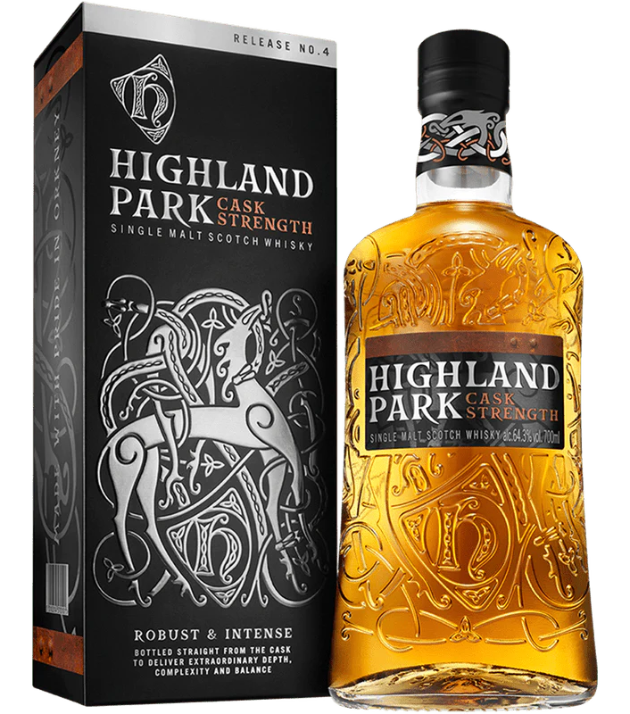HIGHLAND PARK SCOTCH SINGLE MALT CASK STRENGTH RELEASE NO 4 750ML LIQ