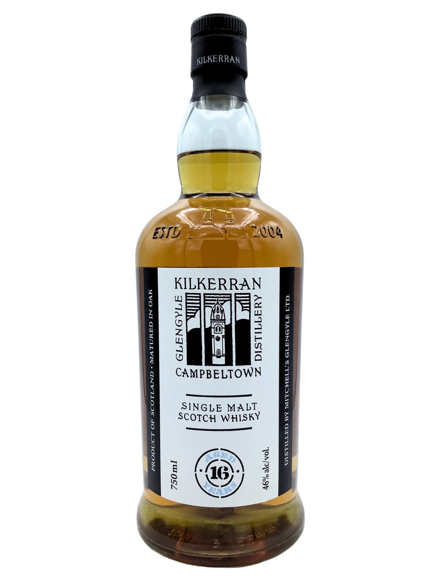 KILKERRAN SCOTCH SINGLE MALT 16YR CAMPBELTOWN 750ML Spirits