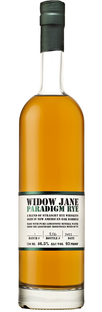 Widow Jane Paradigm Rye bottle