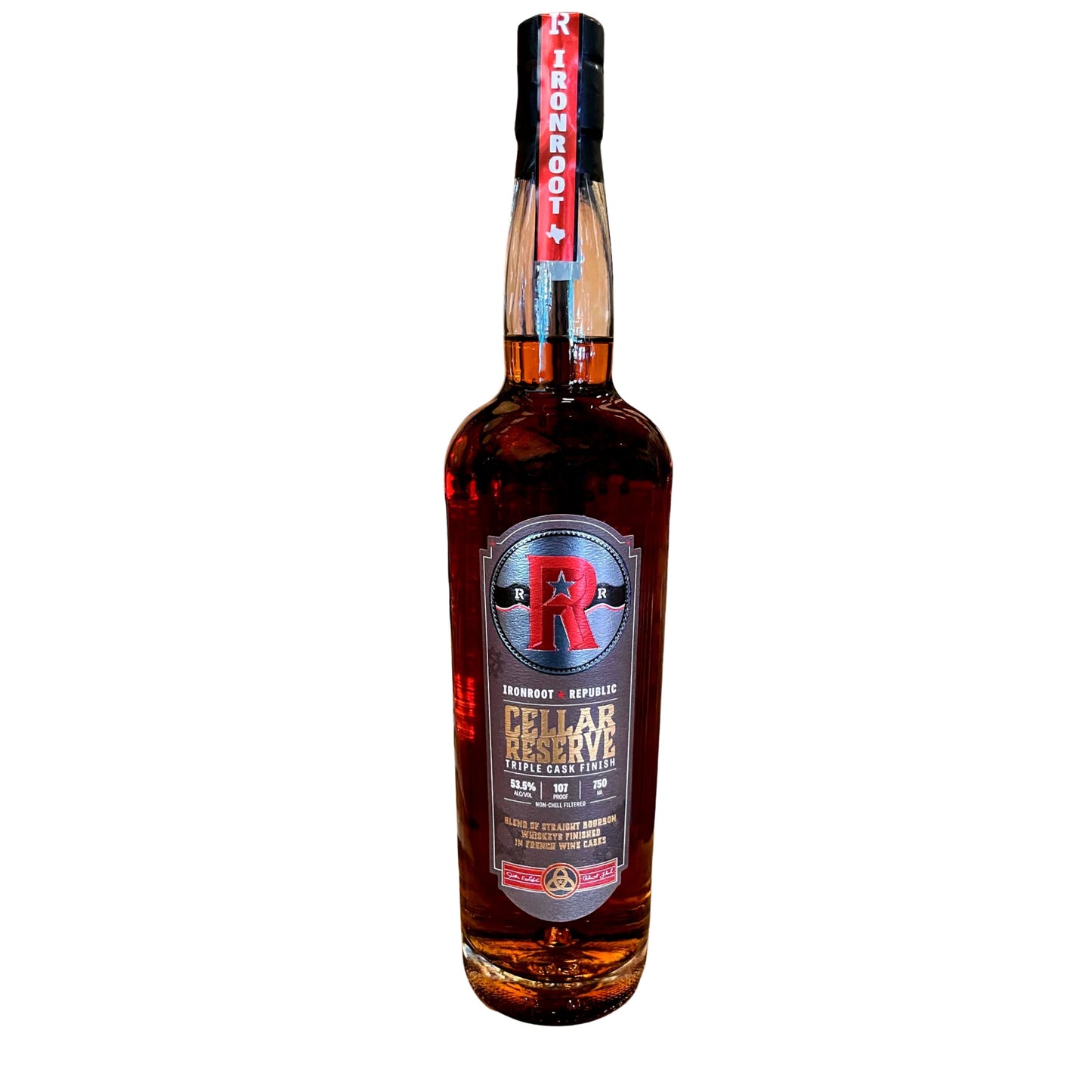 IRONROOT BOURBON TRIPLE CASK FINISH CELLAR RESERVE 750ML LIQ