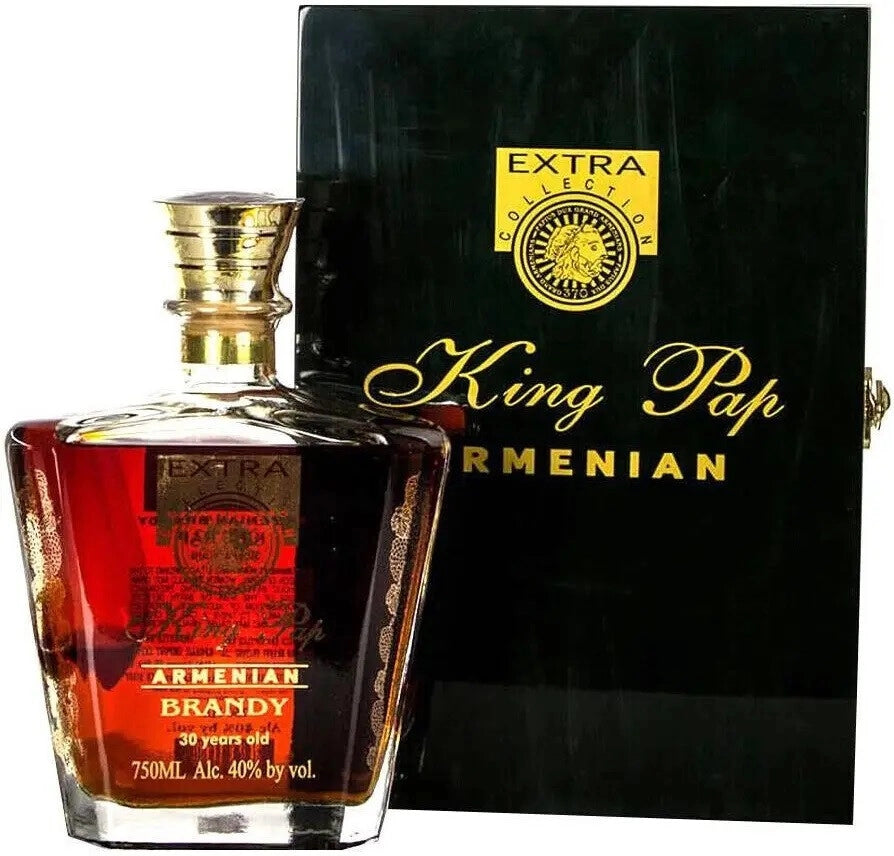 King Pap Brandy Armenia 30YR 750ML - Remedy Liquor
