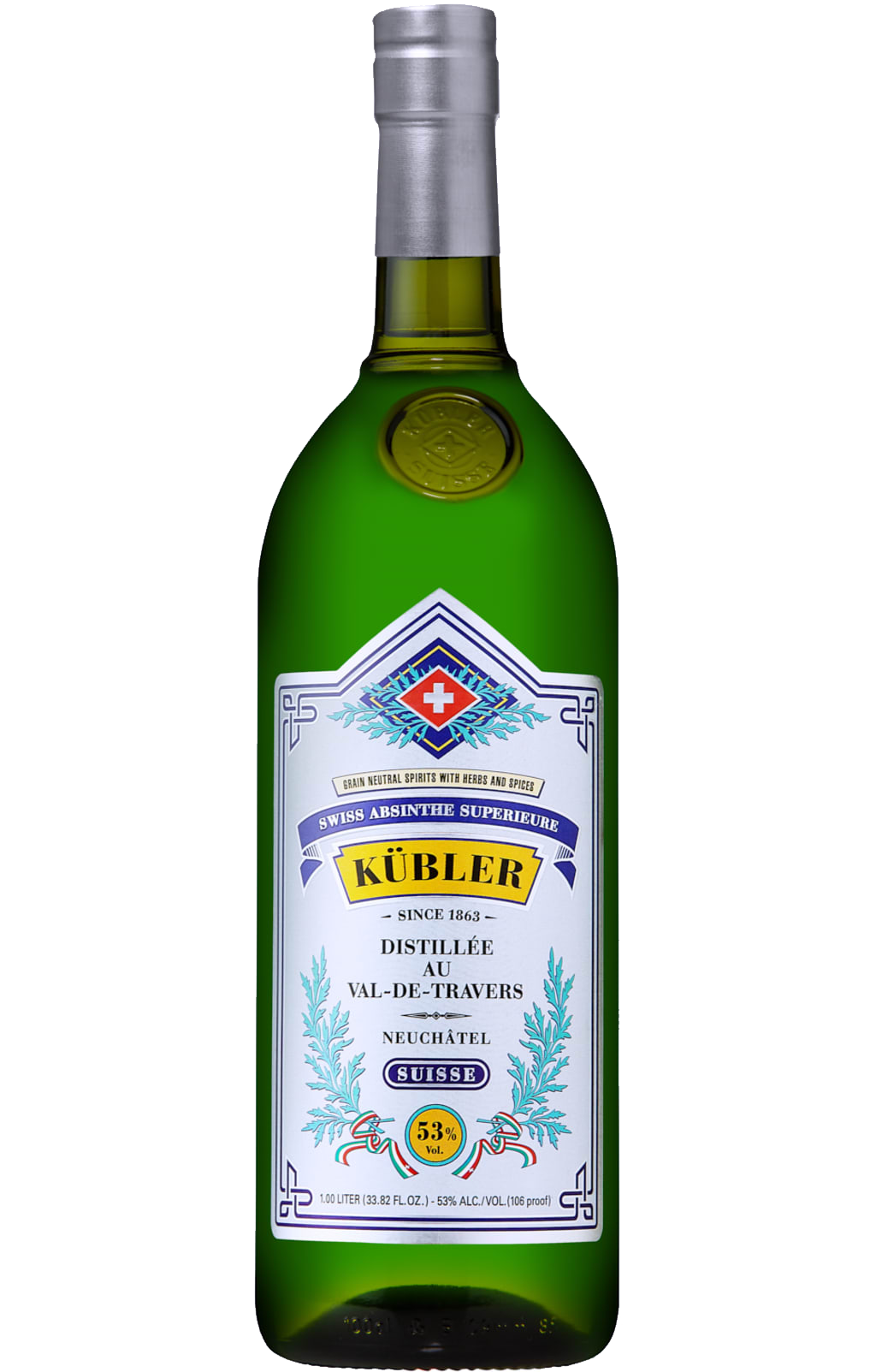 KUBLER ABSINTHE SUISSE 106PF 1LI - Remedy Liquor