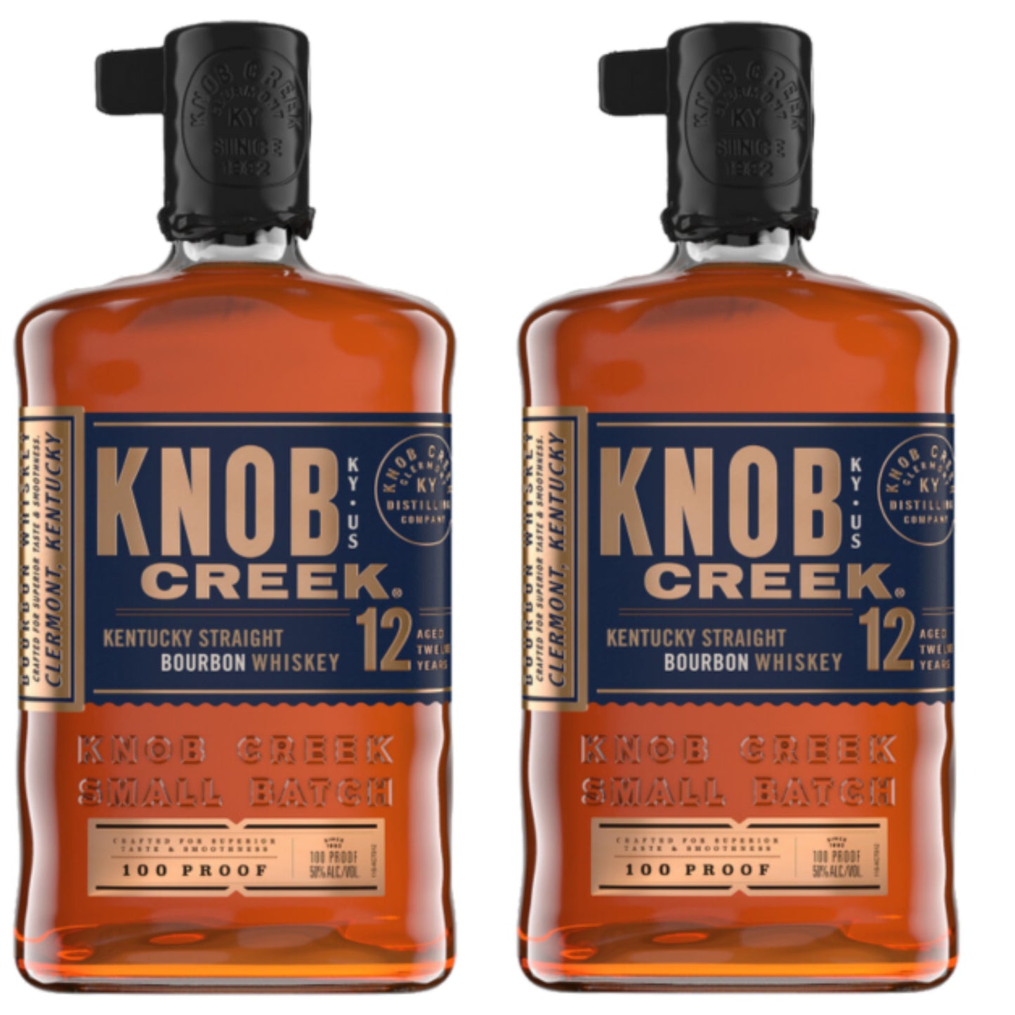 Knob Creek Bourbon 12YR 2 Bottle Bundle