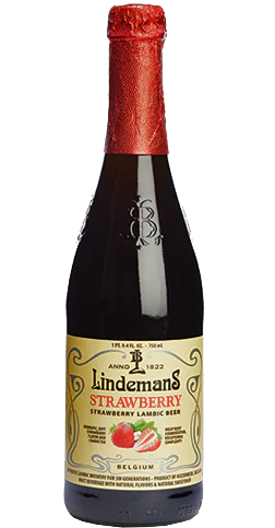 LINDEMANS BEER LAMBIC STRAWBERRY 750ML