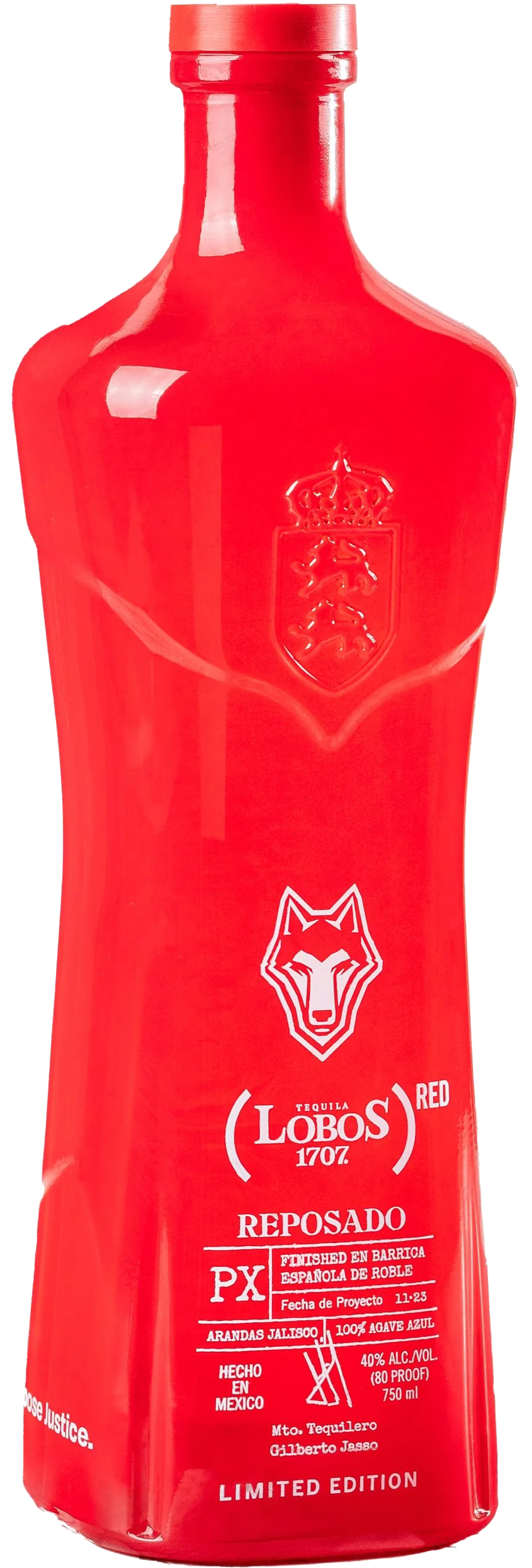 LOBOS 1707 TEQUILA REPOSADO RED LIMITED EDITION PX FINISHED 750ML LIQ