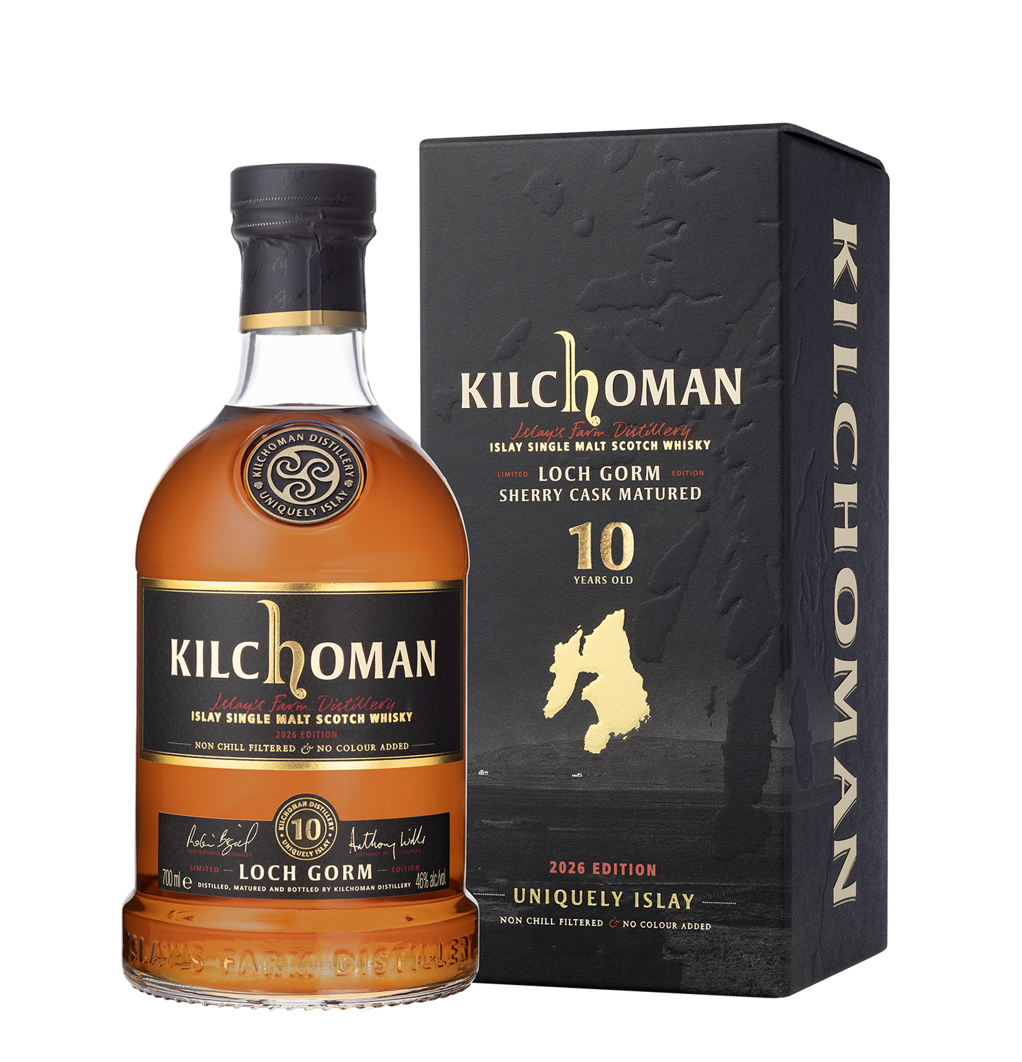 KILCHOMAN LOCH GORM SCOTCH SINGLE MALT SHERRY CASK MATURED 2026 EDITION 10YR 750ML LIQ