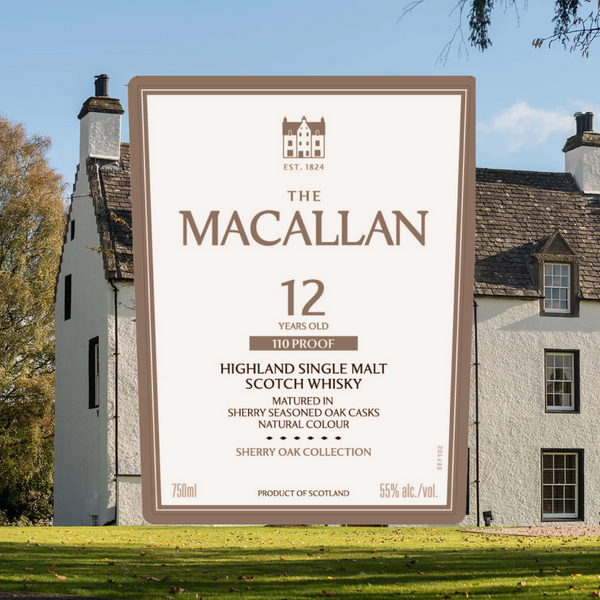 MACALLAN SCOTCH SINGLE MALT SHERRY OAK CASK 12YR 110PF 750ML LIQ
