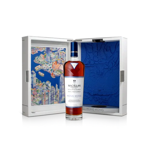 MACALLAN DISTIL YOUR WORLD HONG KONG SCOTCH SINGLE MALT 700ML LIQ