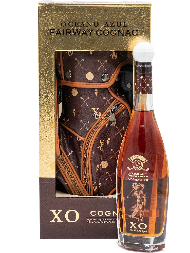 Oceano Azul Fairway Cognac XO Golf Bag France 700ML - Remedy Liquor Oceano Azul Fairway Cognac XO Golf Bag France 700ML - Remedy Liquor
