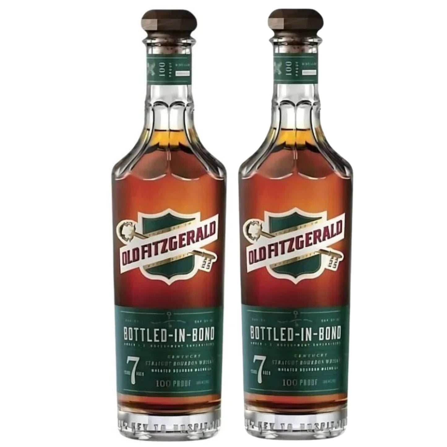 Old Fitzgerald Bourbon Wheated Bottled In Bond 7YR 700ML 2 Bottle Bundle