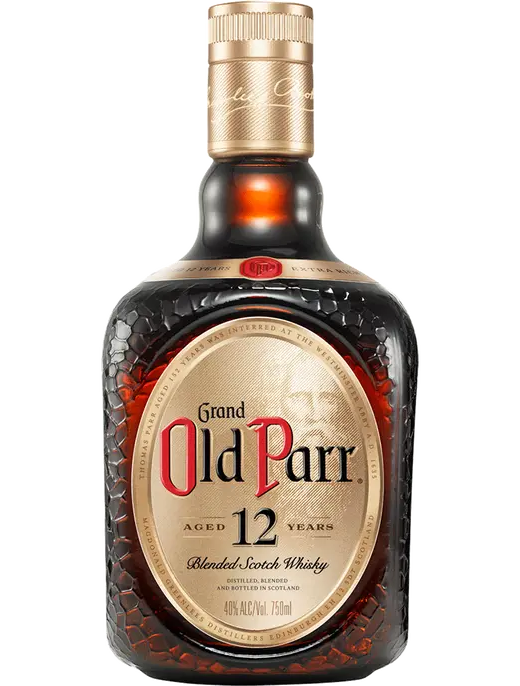 GRAND OLD PARR SCOTCH BLENDED 12YR 750ML