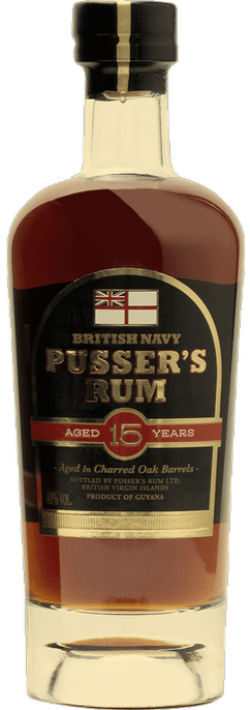 PUSSERS RUM BRITISH NAVY GUYANA 15YR 750ML Spirits