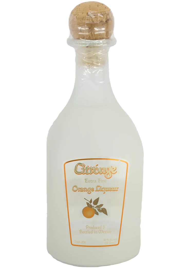 375ml bottle of Patron Citrónge Orange Liqueur, showcasing vibrant orange liqueur with citrus notes, available at RemedyLiquor.com