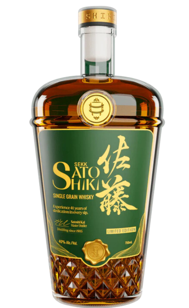 Sekk Sato Shiki 41 Year Old Single Grain Japanese Whiskey 750ML Sekk Sato Shiki 41 Year Old Single Grain Japanese Whiskey 750ML