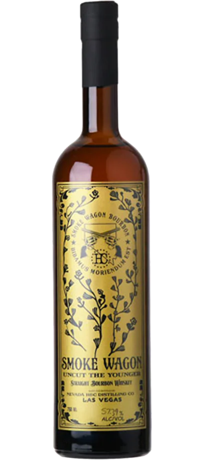 SMOKE WAGON BOURBON STRAIGHT UNCUT THE YOUNGER NEVADA 750ML LIQ