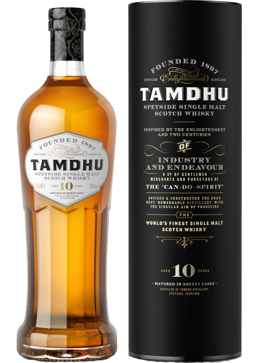 TAMDHU SCOTCH SINGLE MALT MATURED IN SHERRY OAK SPEYSIDE 10YR 750ML LIQ