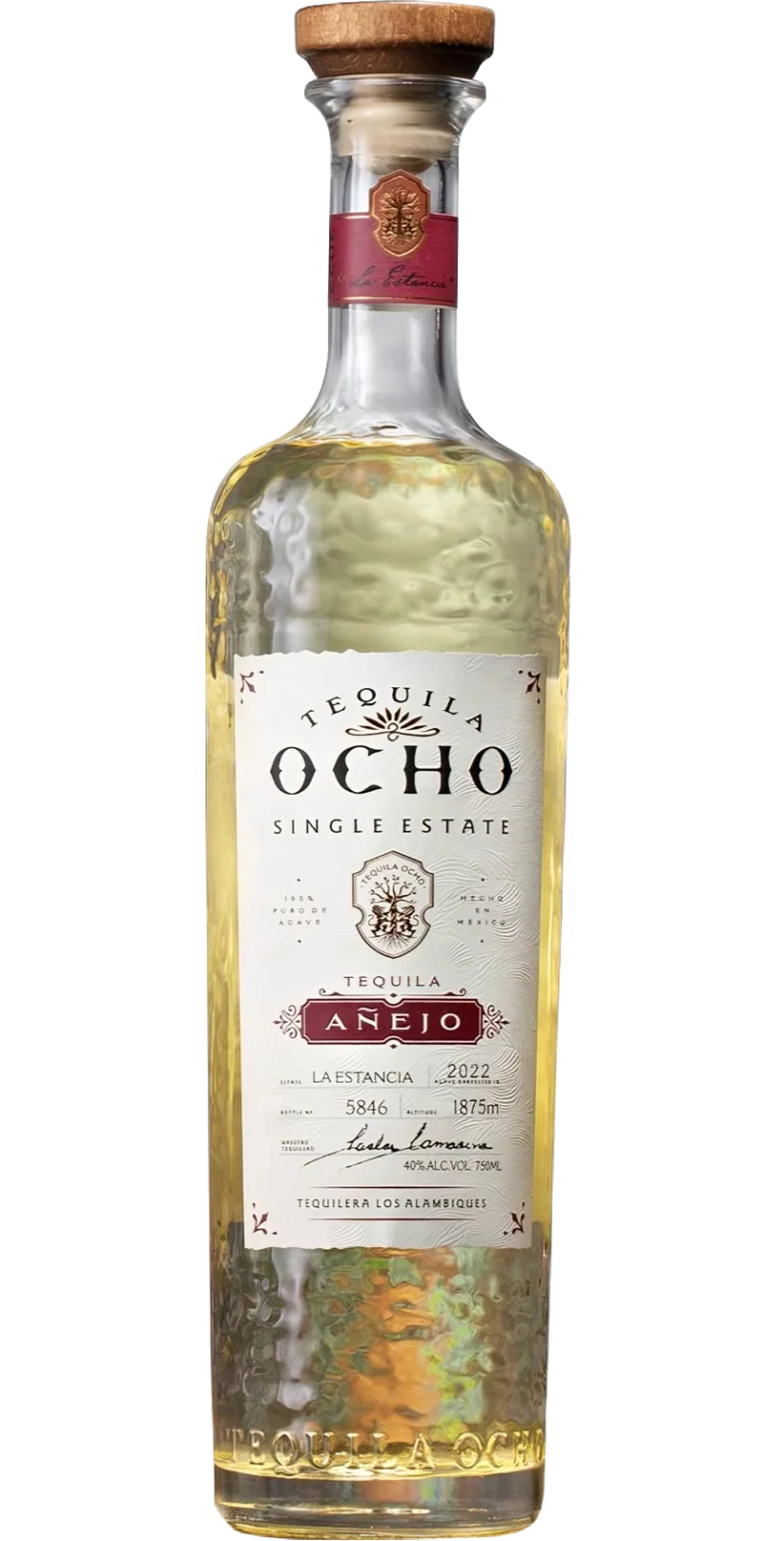 TEQUILA OCHO TEQUILA ANEJO SINGLE ESTATE 750ML Spirits