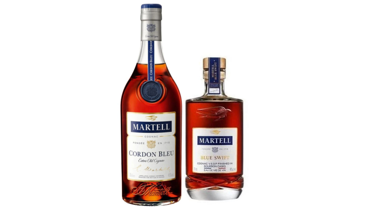 Martell Cordon Bleu 750ML + Martell Blue Swift 200ML